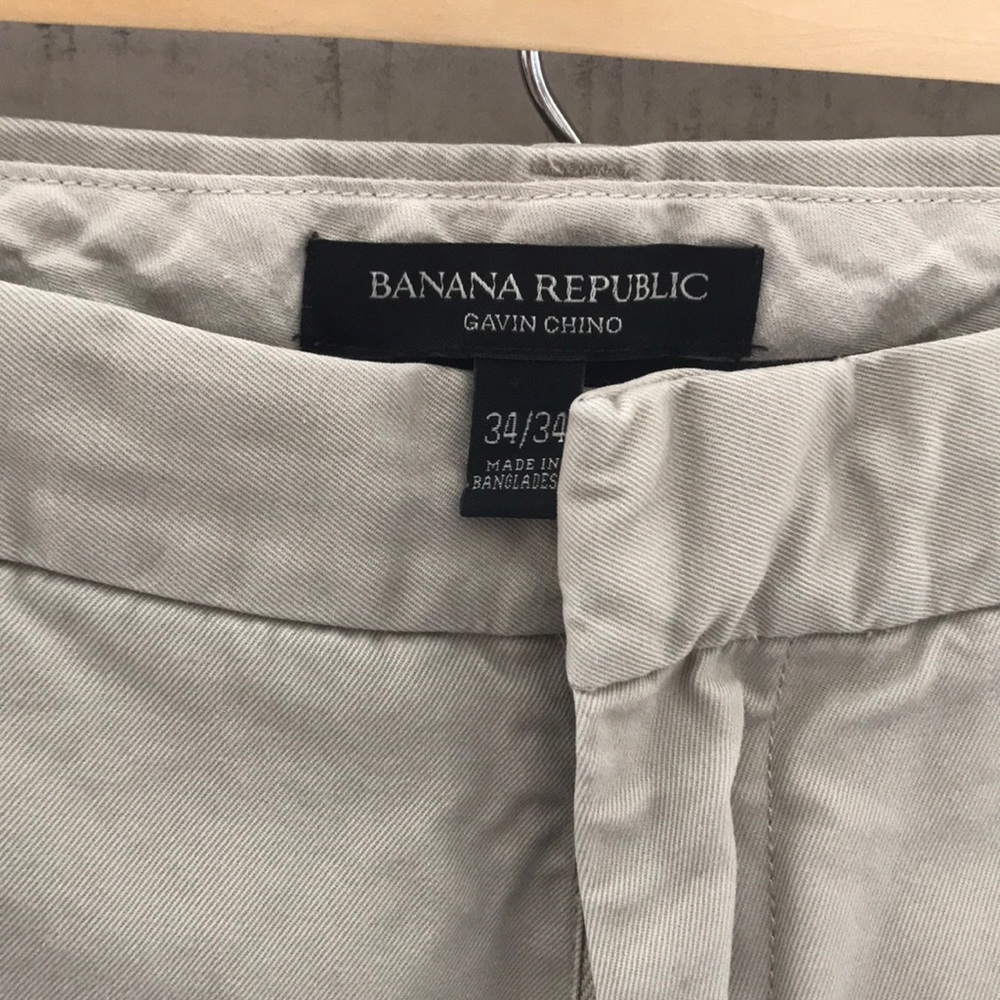Banana Republic Gavin Chinos 34x34 EUC